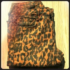 🐆🌟 Joe’s Jeans - Leopard Skinny - NOT HEMMED